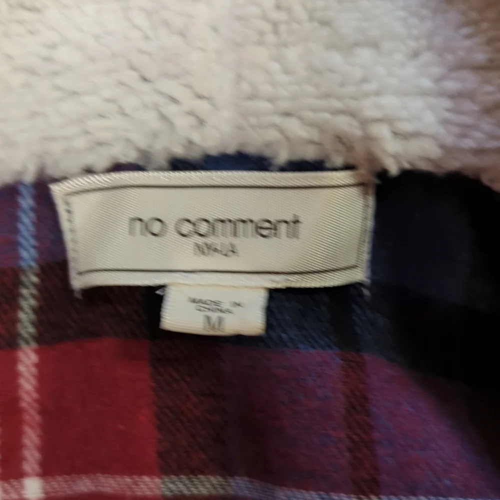 Flannel Hoodie Button Up | Men's M | OBO - Picture 2 of 4